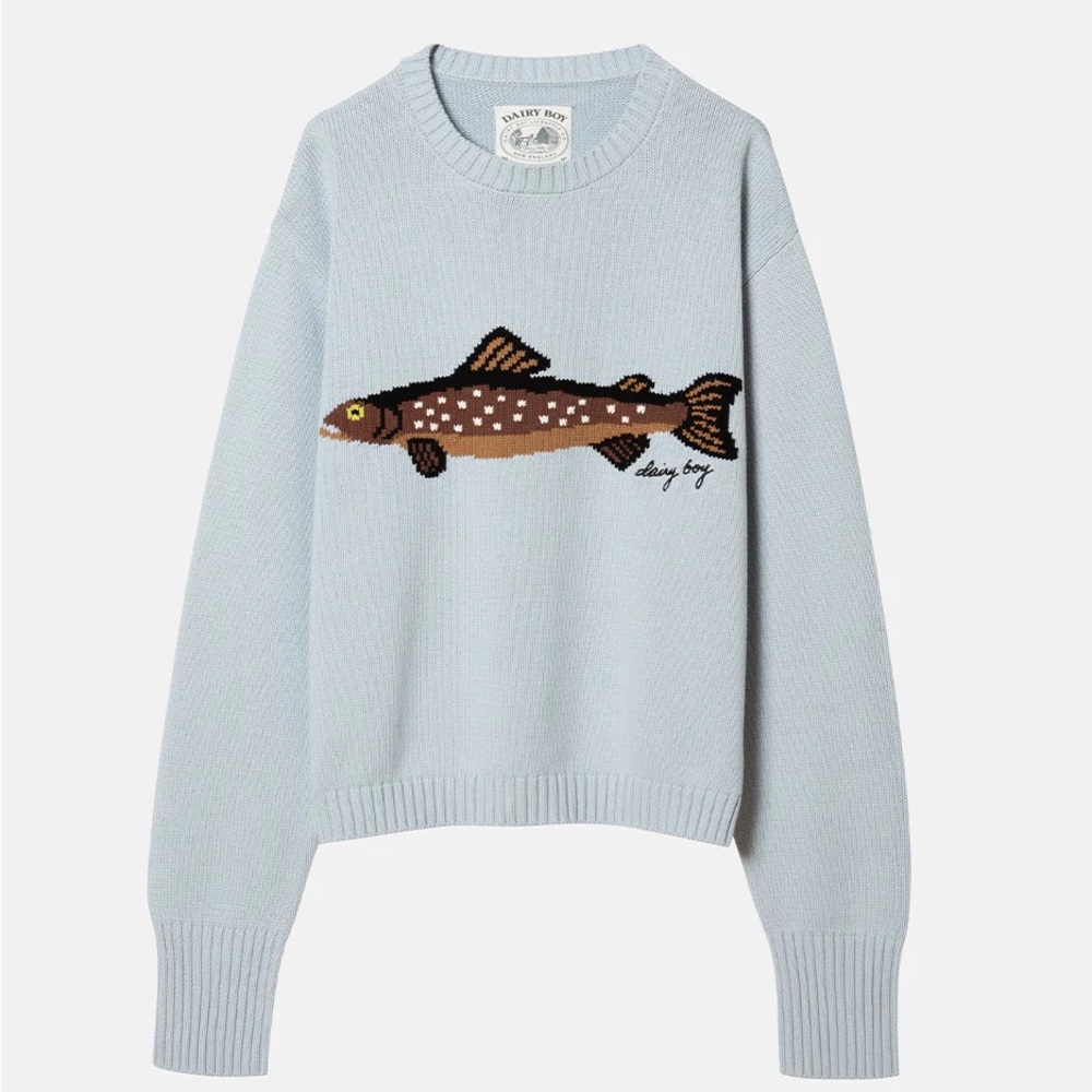 Dairy Boy The Fisherman's Daughter Sweater - Bluepoint